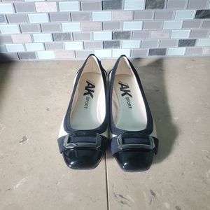 Beige Flats with Buckle